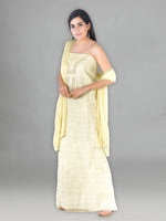 Load image into Gallery viewer, Seva Chikan Hand Embroidered Cotton Lucknowi Chikankari Unstitched Suit Piece With Mukaish/Muqaish Work