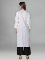 Load image into Gallery viewer, Seva Chikan Hand Embroidered Cotton Lucknowi Chikan Kurti