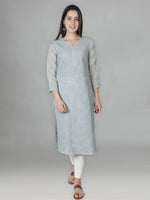 Load image into Gallery viewer, Seva Chikan Hand Embroidered Cotton Lucknowi Chikan Kurta