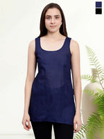 Load image into Gallery viewer, Seva Chikan Short Slips Combo of Black (Pack of 2)