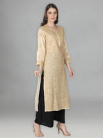 Load image into Gallery viewer, Seva Chikan Hand Embroidered Cotton Lucknowi Chikan Kurta