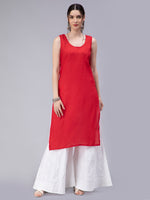 Load image into Gallery viewer, Seva Chikan Hand Embroidered Georgette Chikankari Kurta With Matching Slip