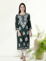 Load image into Gallery viewer, Seva Chikan Hand Embroidered Modal Cotton Lucknowi Chikankari Kurta