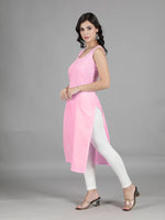 Load image into Gallery viewer, Seva Chikan Cotton Long Slips Combo of White (Pack of 2)