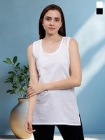 Load image into Gallery viewer, Seva Chikan Short Slips Combo of White (Pack of 2)
