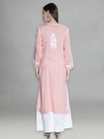 Load image into Gallery viewer, Seva Chikan Hand Embroidered Modal Cotton Lucknowi Chikankari Kurta