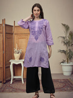 Load image into Gallery viewer, Seva Chikan Hand Embroidered Cotton Lucknowi Chikankari Kurta