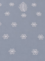 Load image into Gallery viewer, Seva Chikan Hand Embroidered Grey Cotton Lucknowi Chikankari Unstitched Suit Piece-SEV15049