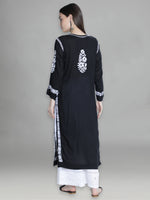 Load image into Gallery viewer, Seva Chikan Hand Embroidered Modal Cotton Lucknowi Chikankari Kurta