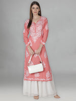 Load image into Gallery viewer, Seva Chikan Hand Embroidered Modal Cotton Lucknowi Chikankari Kurta