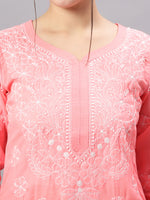 Load image into Gallery viewer, Seva Chikan Hand Embroidered Lucknowi Chikankari Kurta Set