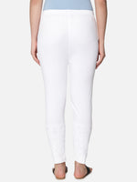 Load image into Gallery viewer, Seva Chikan Hand Embroidered White Cotton Lucknawi Chikankari Pant-SCL11006