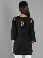 Load image into Gallery viewer, Seva Chikan Hand Embroidered Cotton Lucknowi Chikan Top