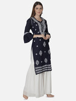 Load image into Gallery viewer, Seva Chikan Hand Embroidered Cotton Lucknowi Chikankari Kurta