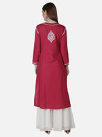 Load image into Gallery viewer, Seva Chikan Hand Embroidered Cotton Lucknowi Chikankari Kurta