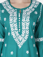 Load image into Gallery viewer, Seva Chikan Hand Embroidered Cotton Lucknowi Chikankari Kurta