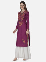 Load image into Gallery viewer, Seva Chikan Hand Embroidered Cotton Lucknowi Chikankari Kurta