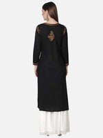 Load image into Gallery viewer, Seva Chikan Hand Embroidered Cotton Lucknowi Chikankari Kurta