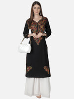 Load image into Gallery viewer, Seva Chikan Hand Embroidered Cotton Lucknowi Chikankari Kurta