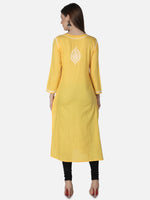 Load image into Gallery viewer, Seva Chikan Hand Embroidered Cotton Lucknowi Chikankari Kurta