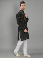 Load image into Gallery viewer, Seva Chikan Hand Embroidered Cotton Lucknowi Chikan Mens Stitched Kurta