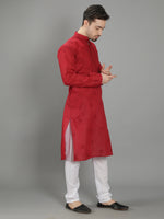 Load image into Gallery viewer, Seva Chikan Hand Embroidered Cotton Lucknowi Chikan Mens Stitched Kurta