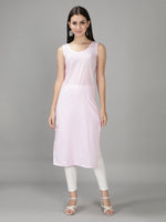 Load image into Gallery viewer, Seva Chikan Hand Embroidered Georgette Lucknowi Chikan Kurti With Slip