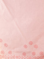 Load image into Gallery viewer, Seva Chikan Hand Embroidered Peach Cotton Lucknowi Saree-SCL6011
