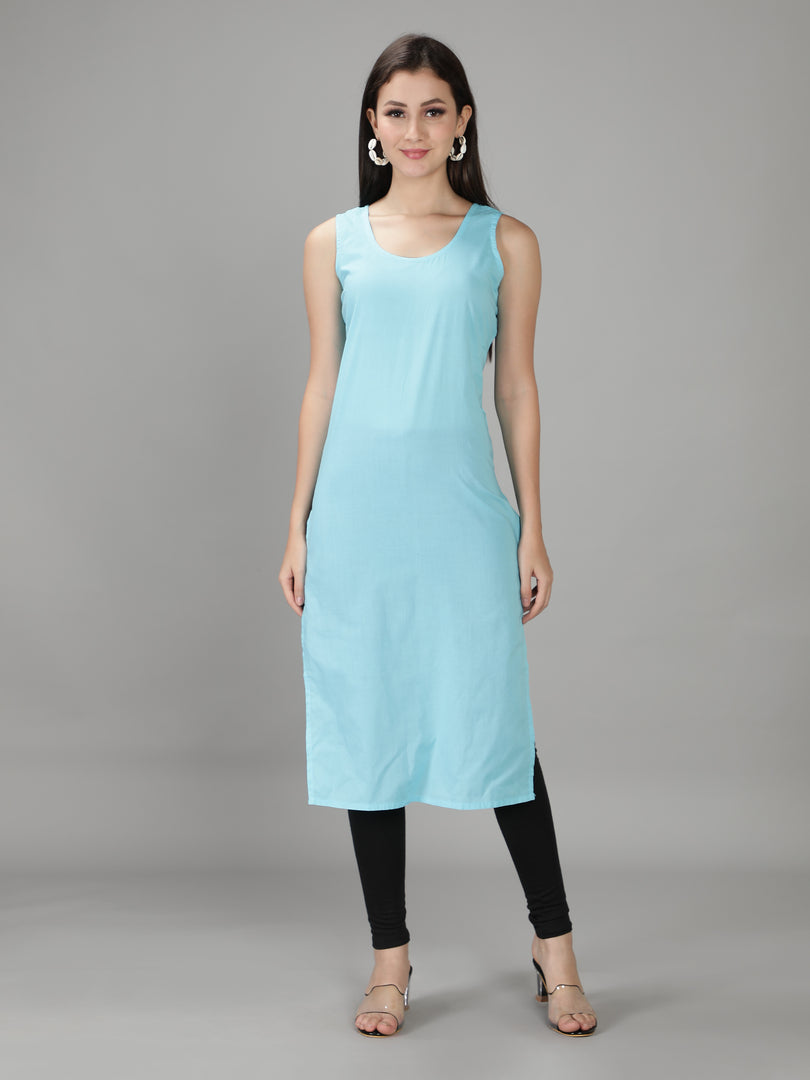 Seva Chikan Hand Embroidered Georgette Lucknowi Chikan Kurti With Slip