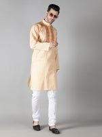 Load image into Gallery viewer, Seva Chikan Hand Embroidered  Cotton Lucknowi Chikan Mens Stitched Kurta