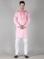 Load image into Gallery viewer, Seva Chikan Hand Embroidered  Cotton Lucknowi Chikan Mens Stitched Kurta