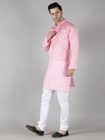 Load image into Gallery viewer, Seva Chikan Hand Embroidered  Cotton Lucknowi Chikan Mens Stitched Kurta