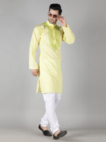 Load image into Gallery viewer, Seva Chikan Hand Embroidered  Cotton Lucknowi Chikan Mens Stitched Kurta