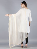 Load image into Gallery viewer, Seva Chikan Chiffon Dupatta With Mukaish Work