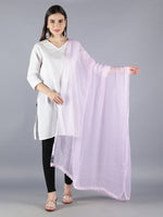 Load image into Gallery viewer, Seva Chikan Chiffon Plain Dupatta