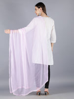 Load image into Gallery viewer, Seva Chikan Chiffon Plain Dupatta