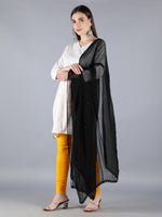 Load image into Gallery viewer, Seva Chikan Chiffon Dupatta With Mukaish Work