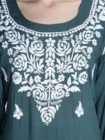Load image into Gallery viewer, Seva Chikan Hand Embroidered Modal Cotton Chikankari Kurta With Palazzo