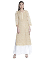 Load image into Gallery viewer, Seva Chikan Hand Embroidered Cotton Lucknowi Chikan Kurta