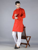 Load image into Gallery viewer, Seva Chikan Hand Embroidered Lucknowi Chikan Mens Kurta