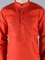 Load image into Gallery viewer, Seva Chikan Hand Embroidered Lucknowi Chikan Mens Kurta