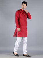 Load image into Gallery viewer, Seva Chikan Hand Embroidered  Cotton Lucknowi Chikan Mens Stitched Kurta