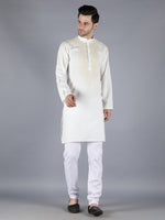 Load image into Gallery viewer, Seva Chikan Hand Embroidered Maroon Cotton Lucknowi Chikan Mens Stitched Kurta