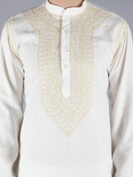 Load image into Gallery viewer, Seva Chikan Hand Embroidered Maroon Cotton Lucknowi Chikan Mens Stitched Kurta