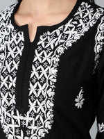 Load image into Gallery viewer, Seva Chikan Hand Embroidered Cotton Lucknowi Chikankari Kurta