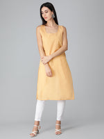 Load image into Gallery viewer, Seva Chikan Hand Embroidered Georgette Lucknowi Chikan Kurti With Slip