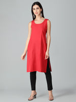 Load image into Gallery viewer, Seva Chikan Hand Embroidered Georgette Lucknowi Chikan Kurti With Slip