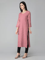 Load image into Gallery viewer, Seva Chikan Hand Embroidered Georgette Lucknowi Chikankari Kurta