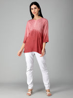 Load image into Gallery viewer, Seva Chikan Hand Embroidered Rayon Lucknowi Chikan Top