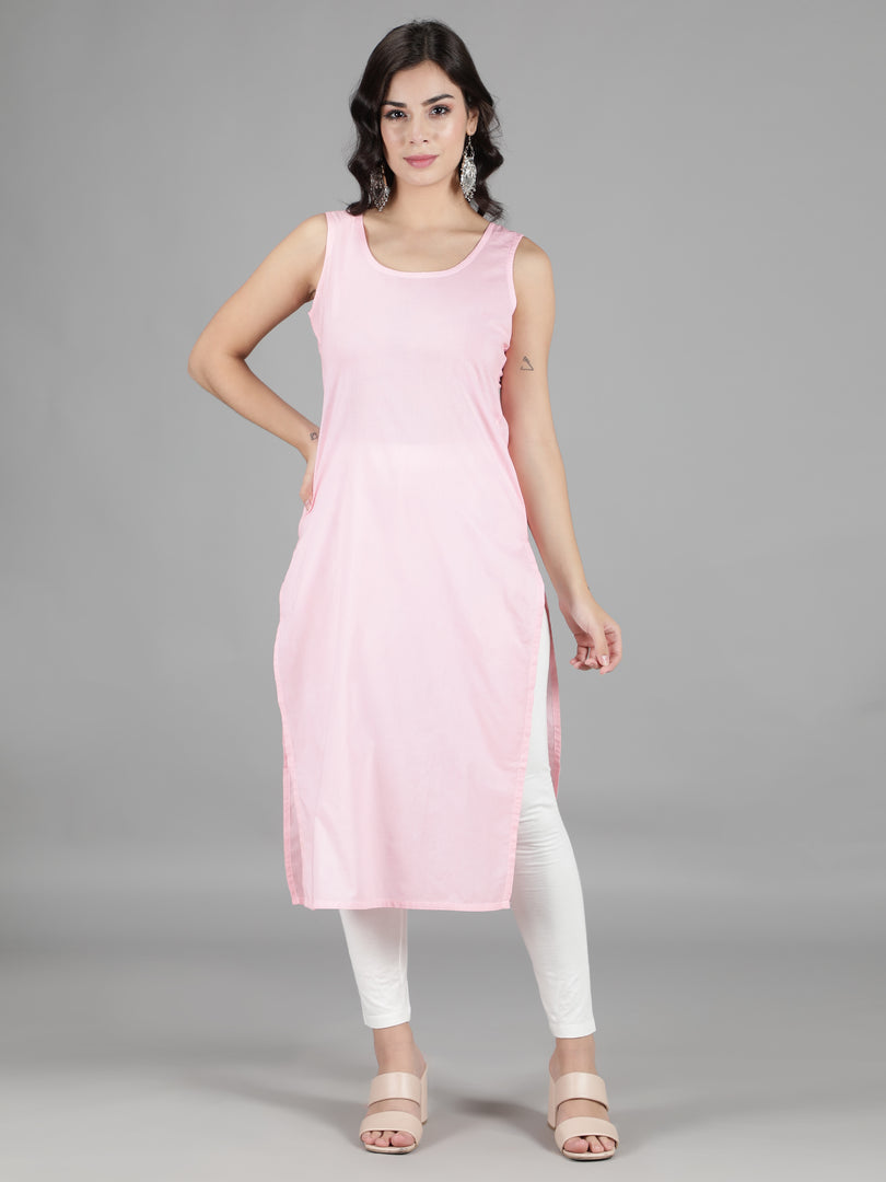 Seva Chikan Hand Embroidered  Georgette Lucknowi Chikankari kurta with Slip